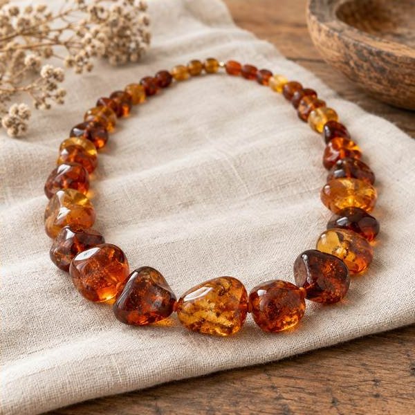 Baltic Baroque Bead Necklace