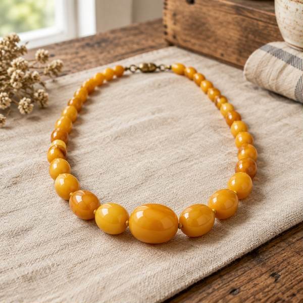 Butterscotch Heirloom Beads