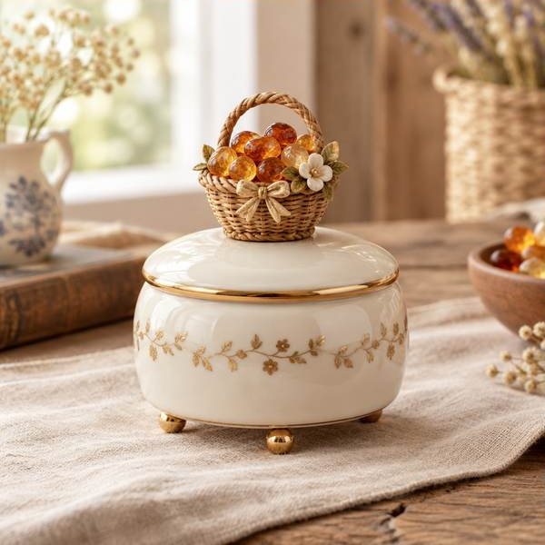 Harvest Basket Music Box