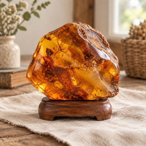 Raw Baltic Amber Specimen