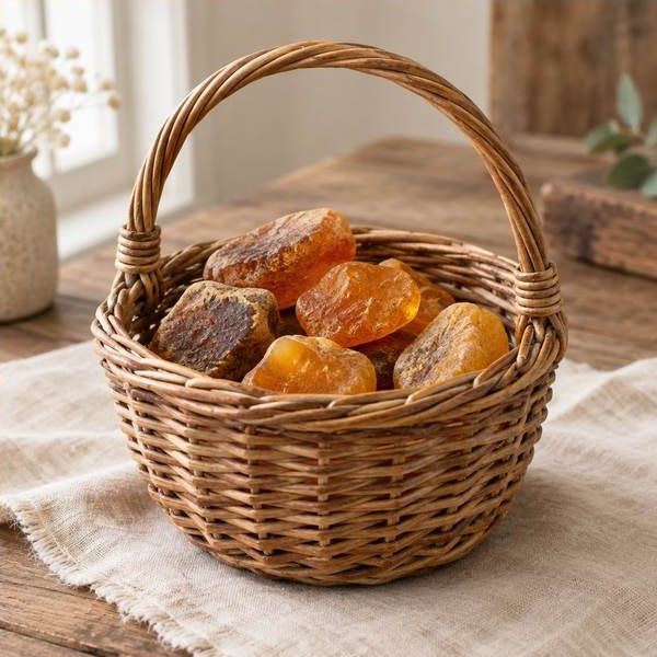 Woven Willow Gathering Basket